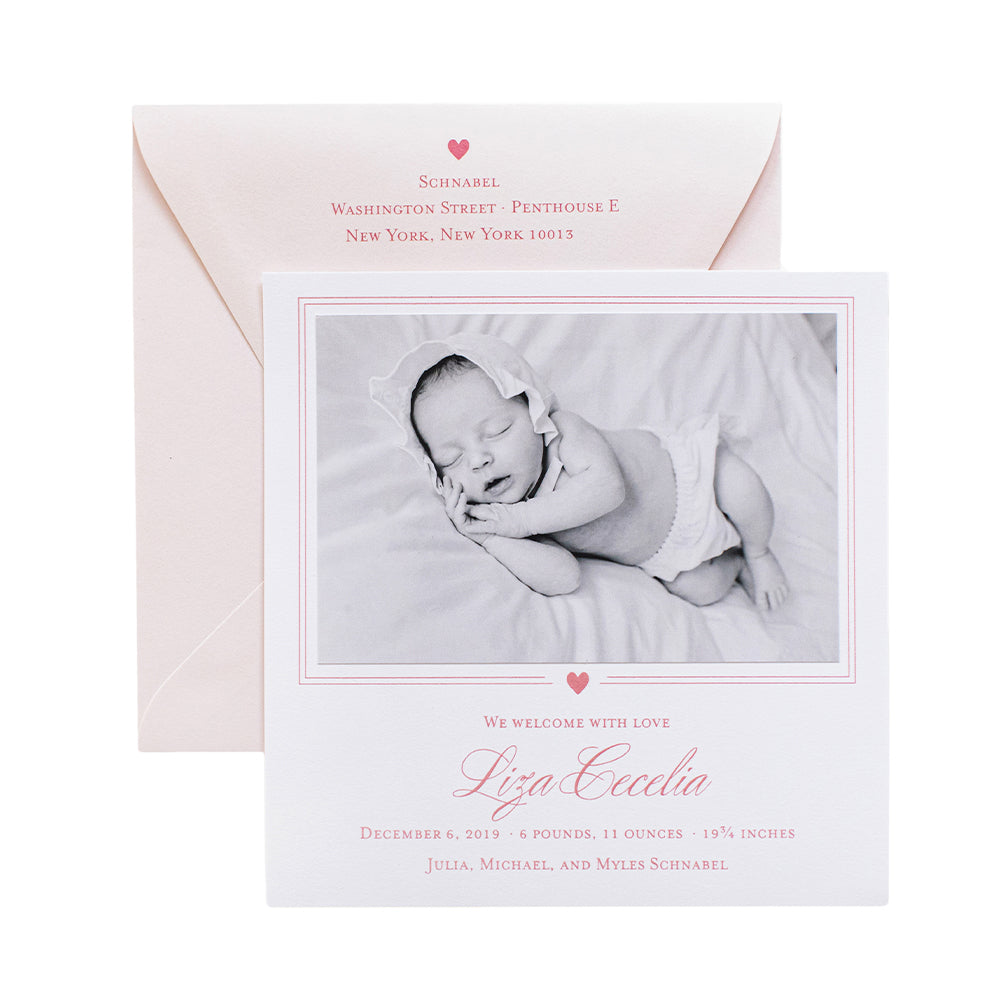 Liza Birth Announcement