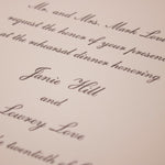 Lowrey Dinner Invitation