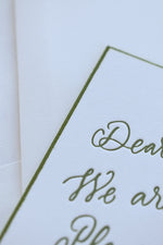 Sally Full Calligraphy Save the Date