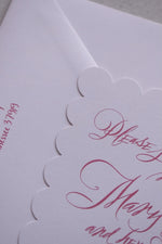 Mary Jordan Dinner Invitation (Full Calligraphy)