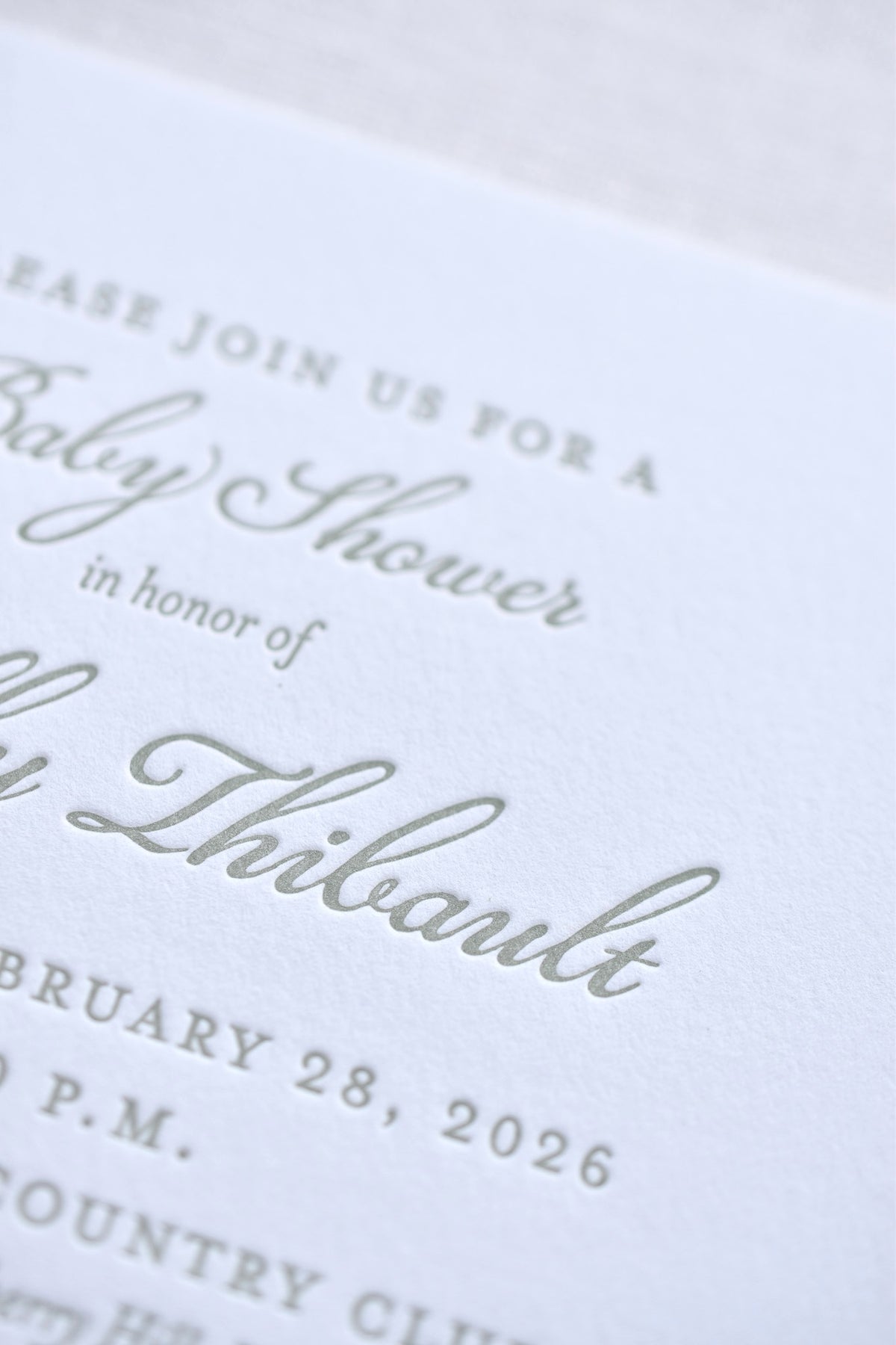 McDonald Shower Invitation