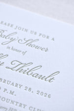 McDonald Shower Invitation