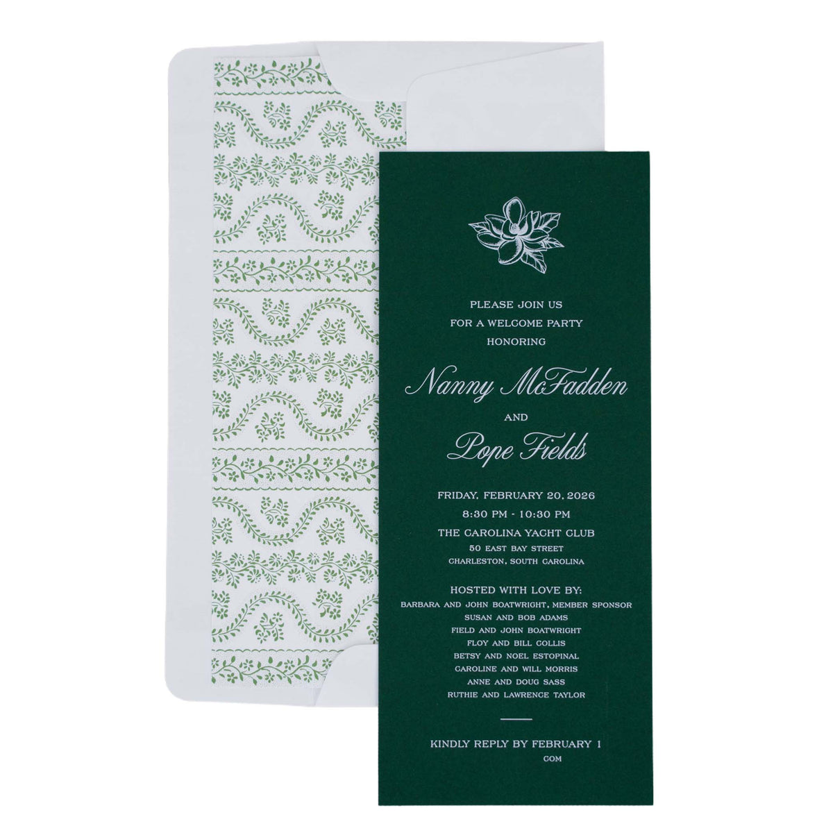 Franklin Dinner Invitation