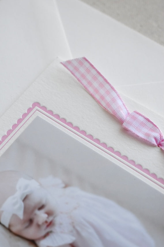 Mia Birth Announcement (Ribbon)