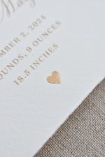 Monroe Birth Announcement (Ribbon)