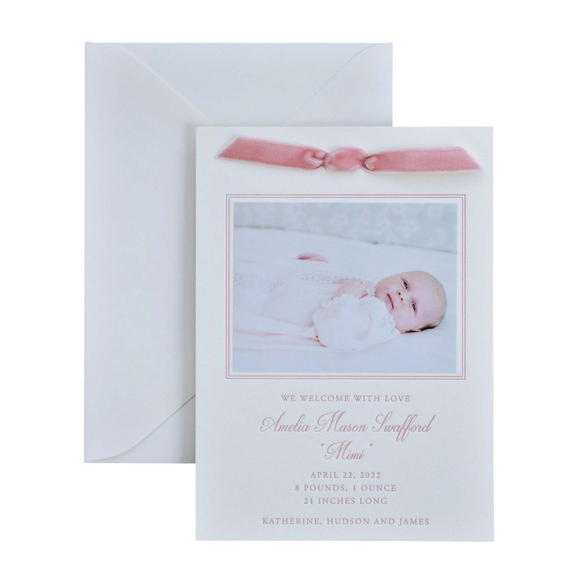 Mimi Birth Announcement (Ribbon)