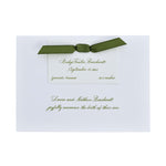 Bishop Birth Announcement (Custom Calligraphy, Ribbon)