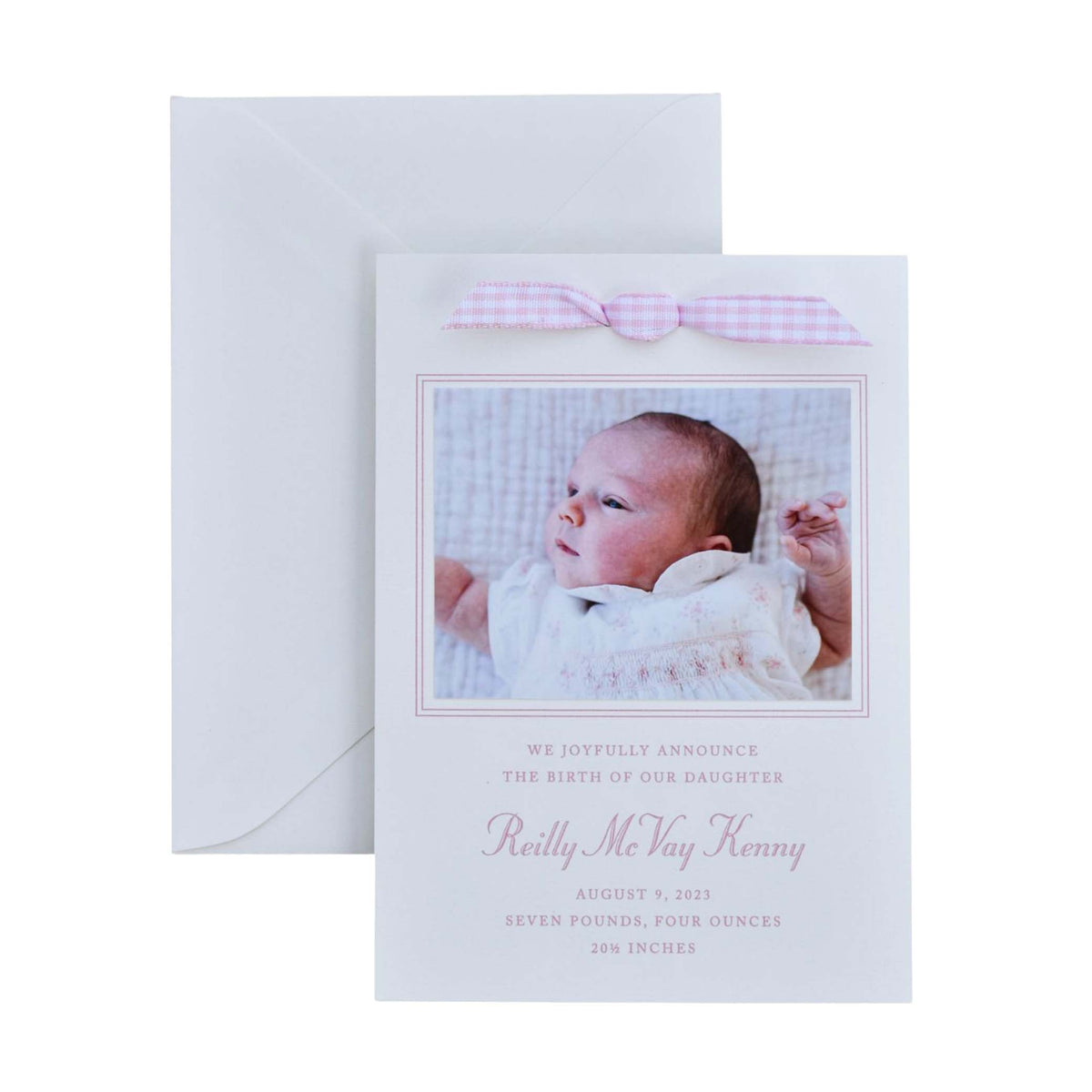 Ellie Birth Announcement (Ribbon)