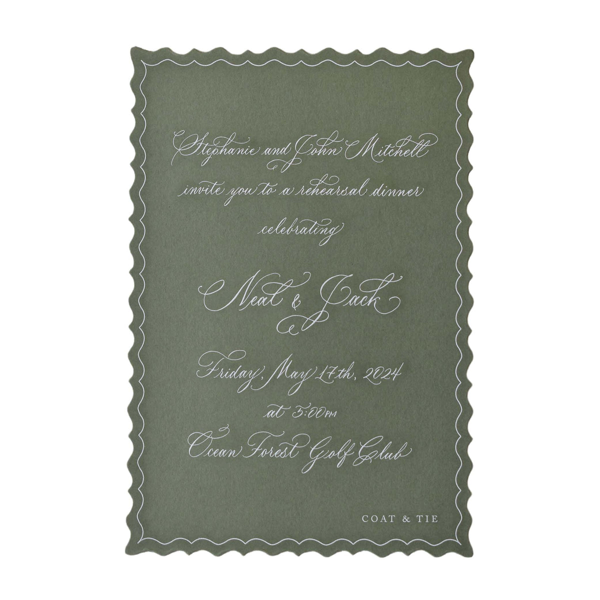Neal Dinner Invitation