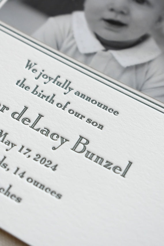 Bunzel Birth Announcement