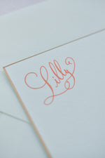 Brent Stationery (Custom Calligraphy)