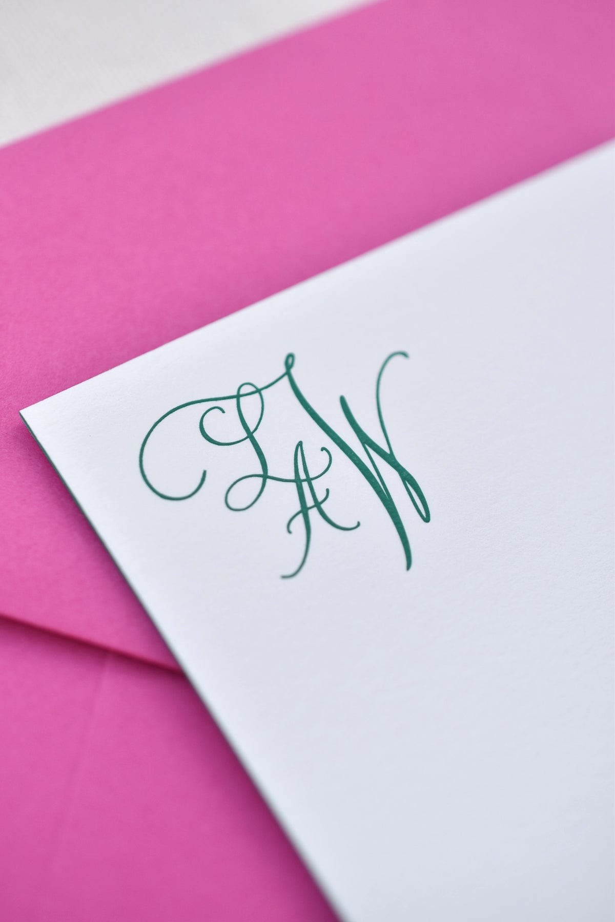 Bradley Stationery (Custom Calligraphy) (3 letter)