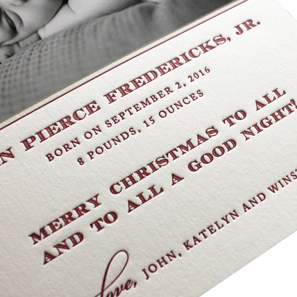 Pierce Birth Announcement
