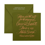 Liz Full Calligraphy Save the Date