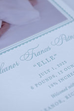 Corinne Birth Announcement