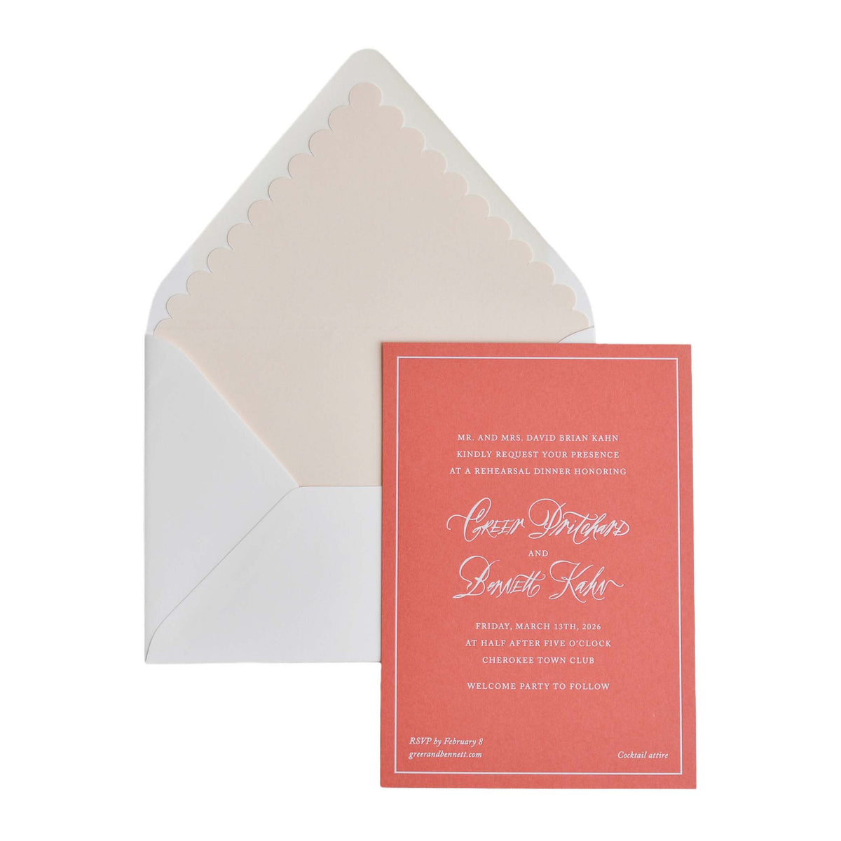 Khan Dinner Invitation