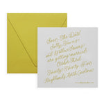 Sally Full Calligraphy Save the Date