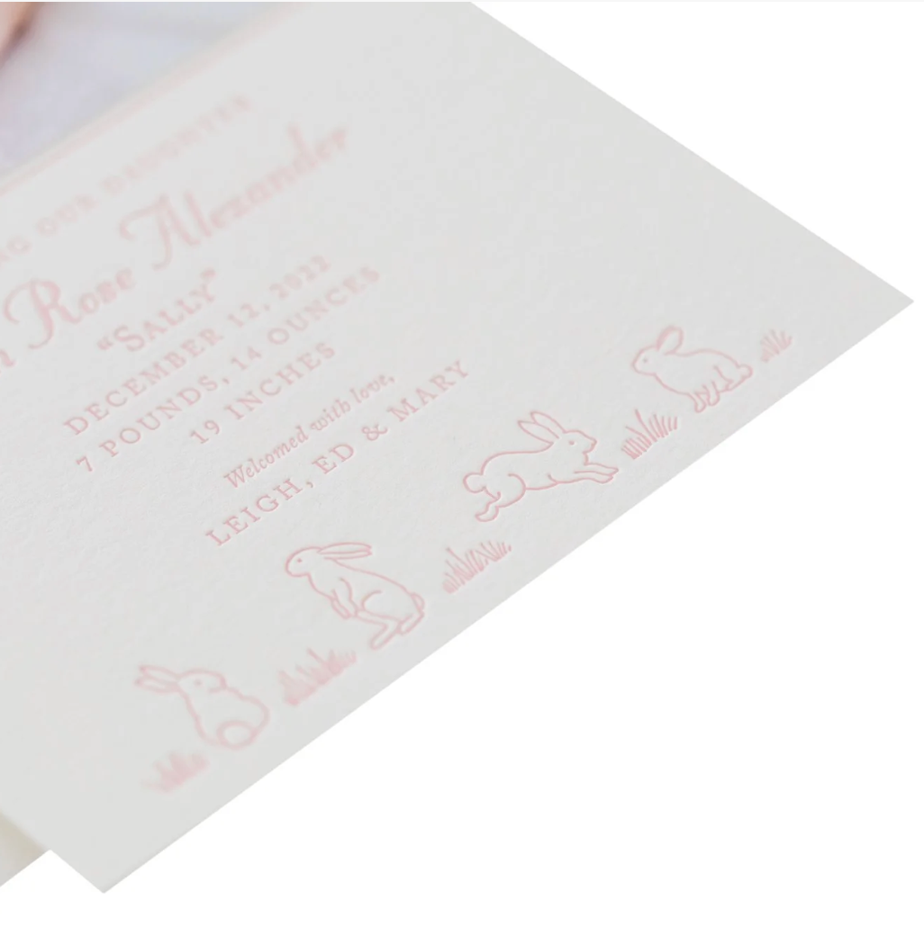 Sally Birth Announcement