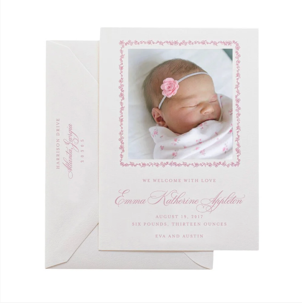 Emma Birth Announcement