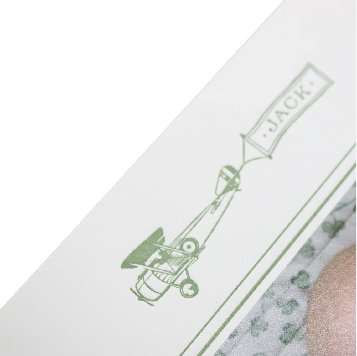 Airplane Birth Announcement