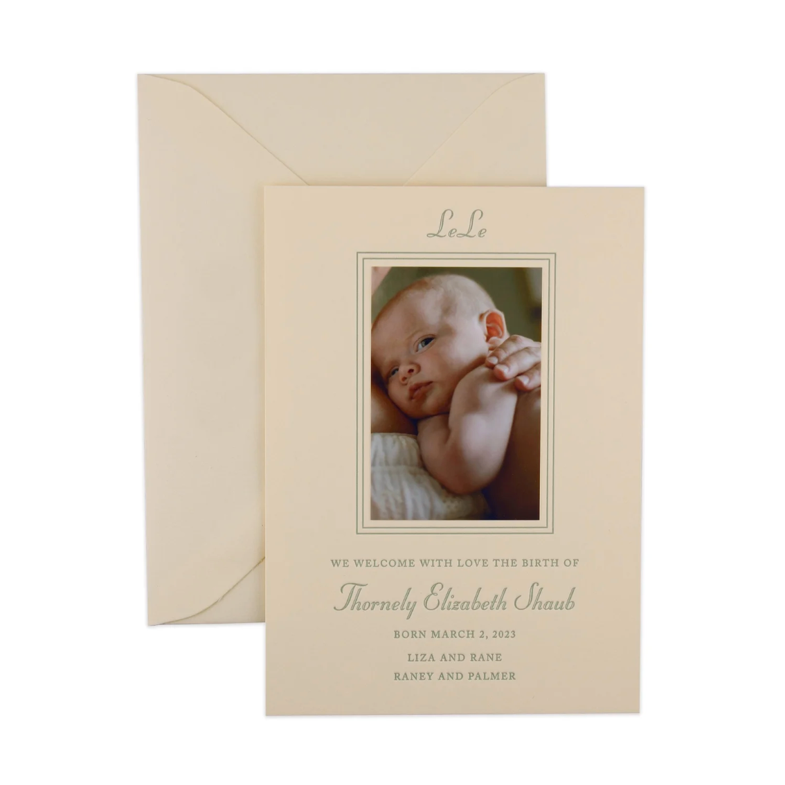 LeLe Birth Announcement