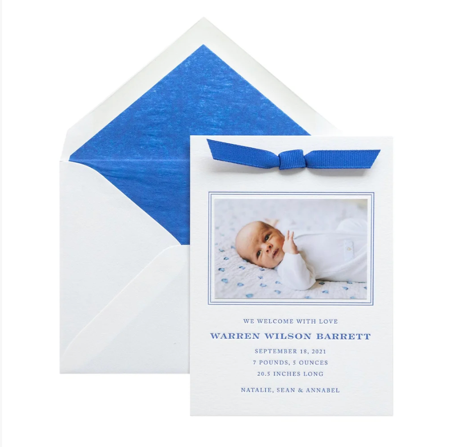 Win Birth Announcement (Ribbon)