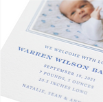 Win Birth Announcement (Ribbon)