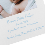 Beau Birth Announcement (Ribbon)