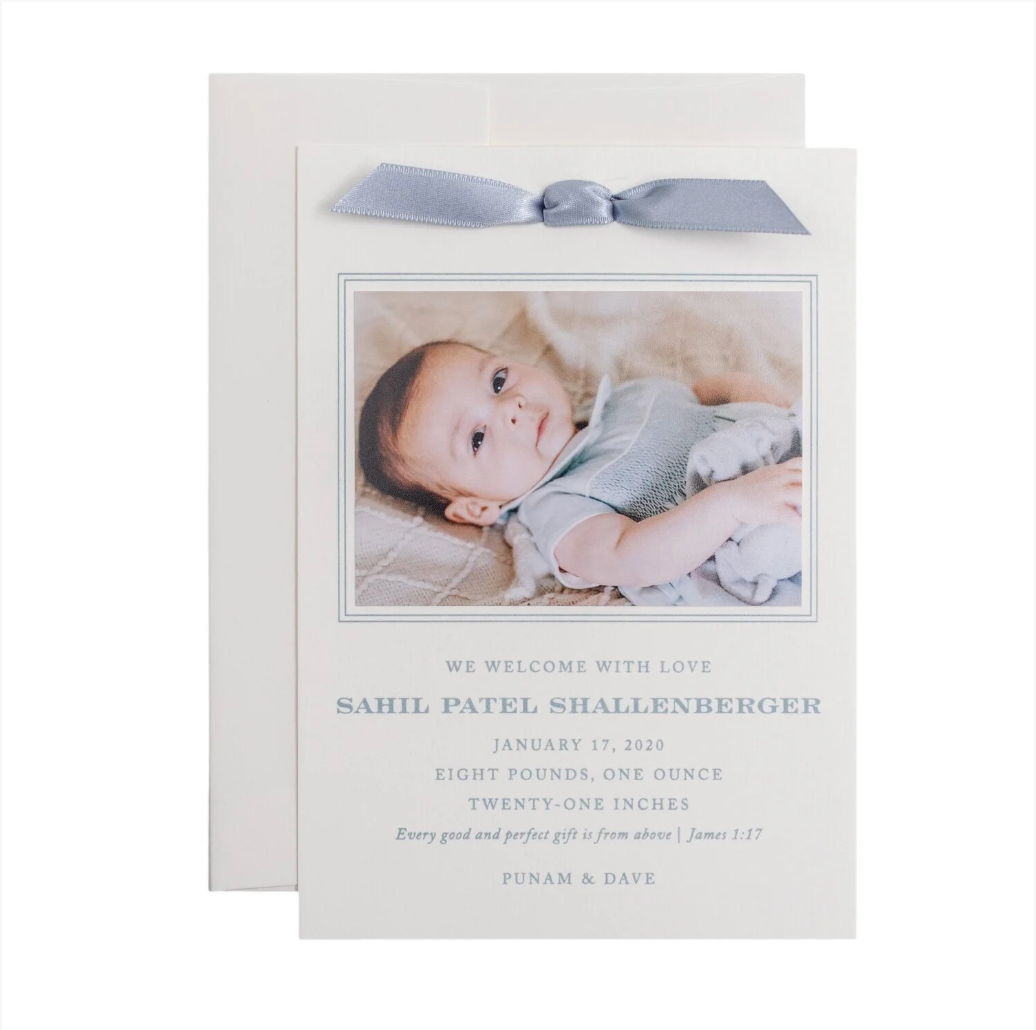Win Birth Announcement (Ribbon)