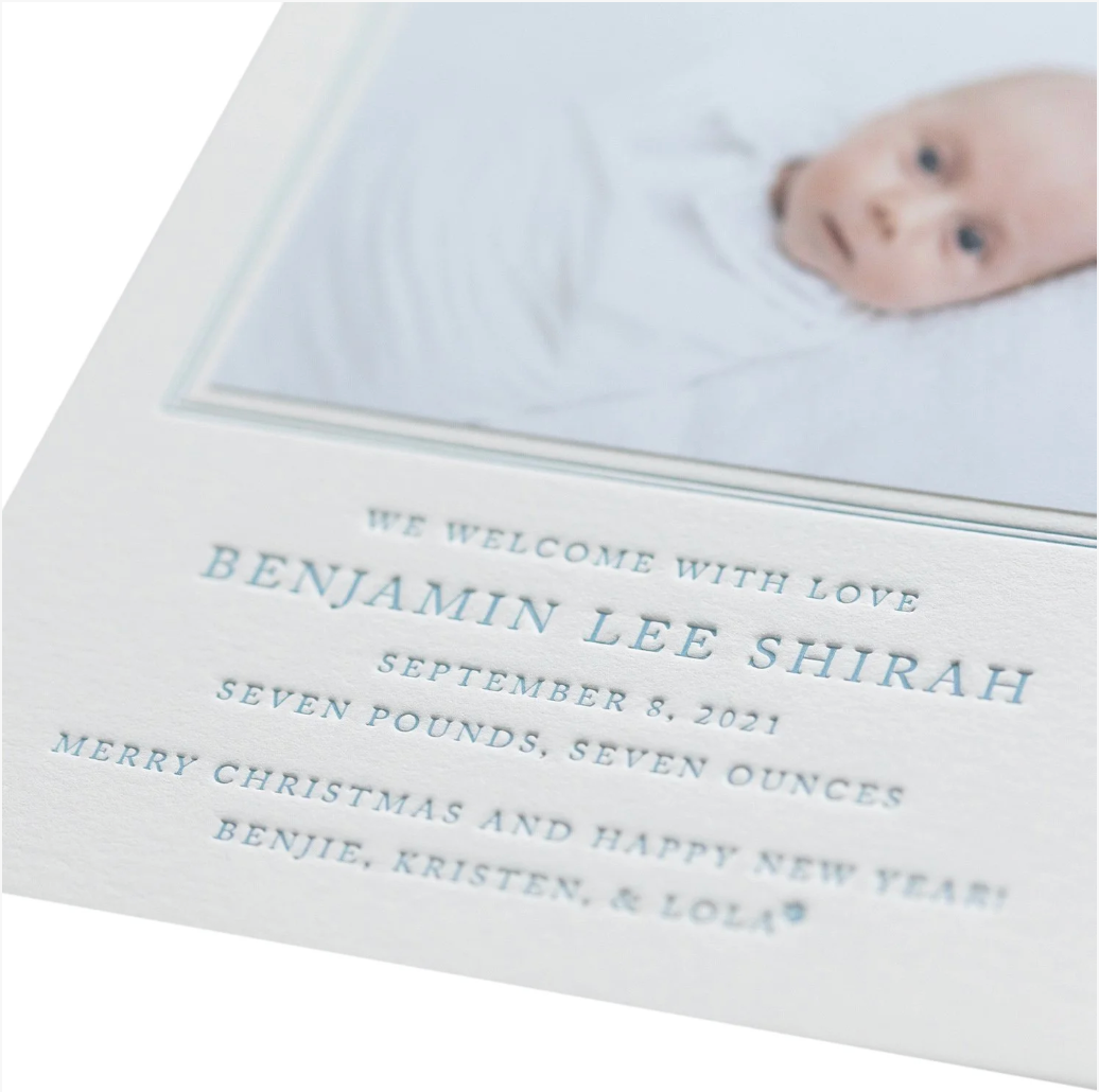 Easley Birth Announcement (Ribbon)