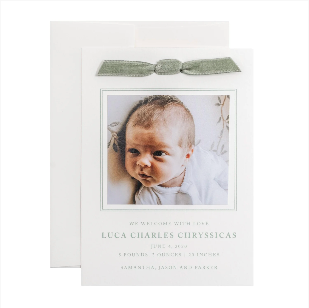 Easley Birth Announcement (Ribbon)