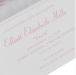 Ellie Birth Announcement (Ribbon)