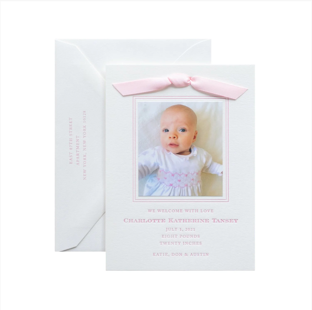 Win Birth Announcement (Ribbon)