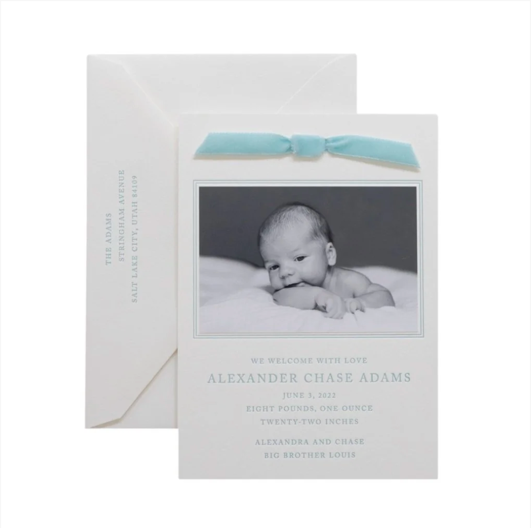 Easley Birth Announcement (Ribbon)