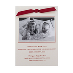 Louisa Birth Announcement (Ribbon)