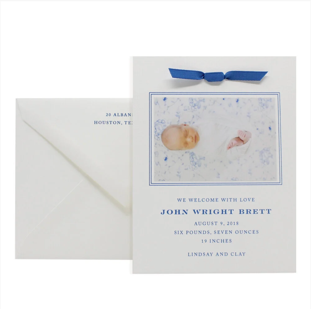 Win Birth Announcement (Ribbon)