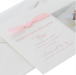 Sloane Birth Announcement (Ribbon)