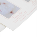 Twin Birth Announcement (Ribbon + Photos)