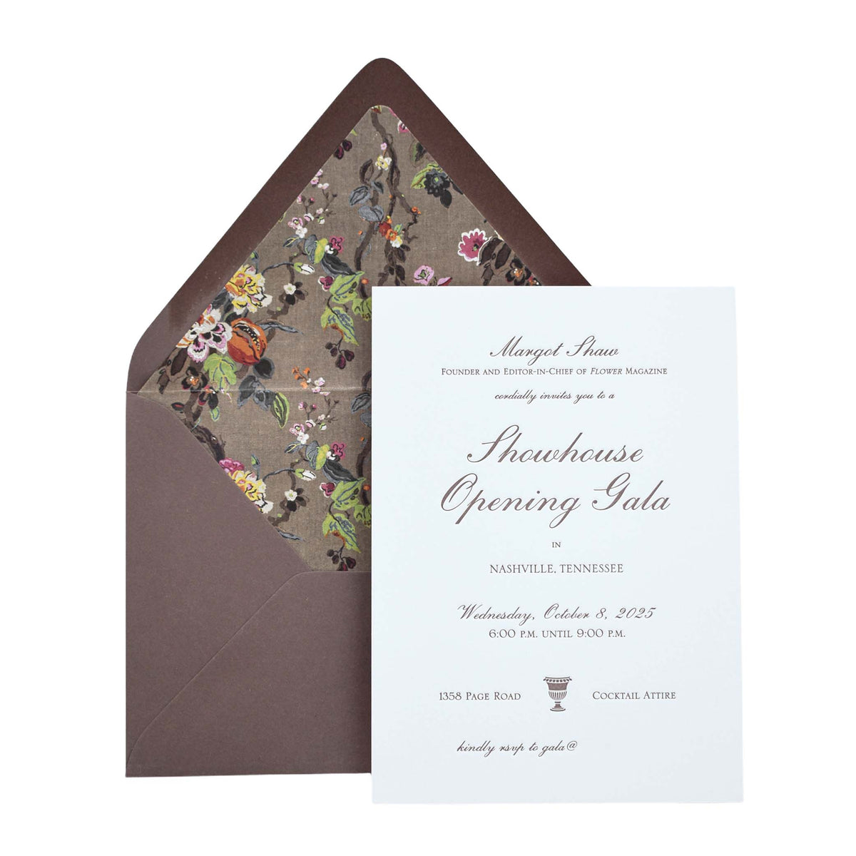 Shaw Party Invitation
