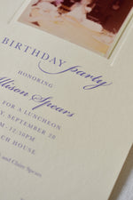 Spears Party Invitation