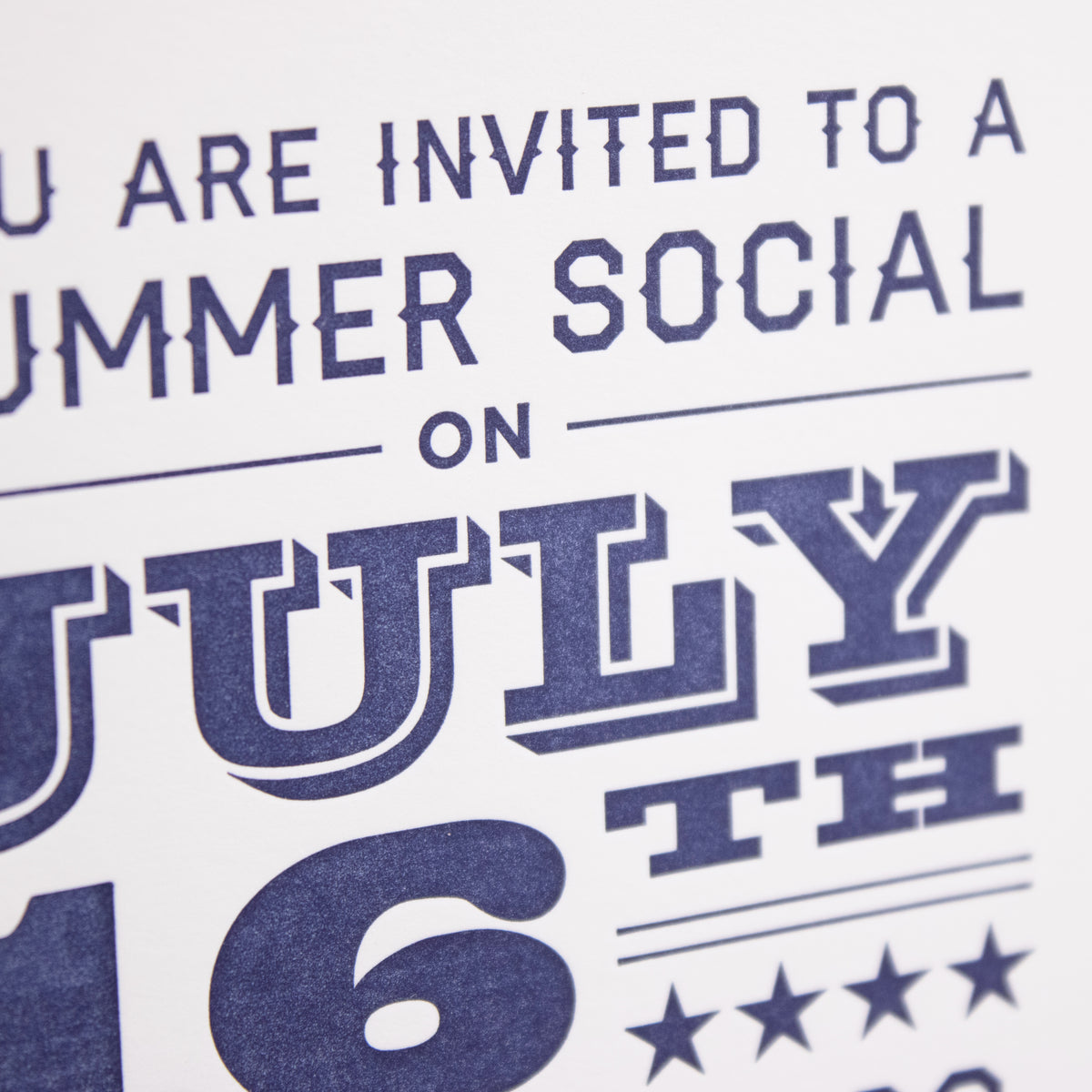 Summer Social Invitation