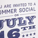 Summer Social Invitation