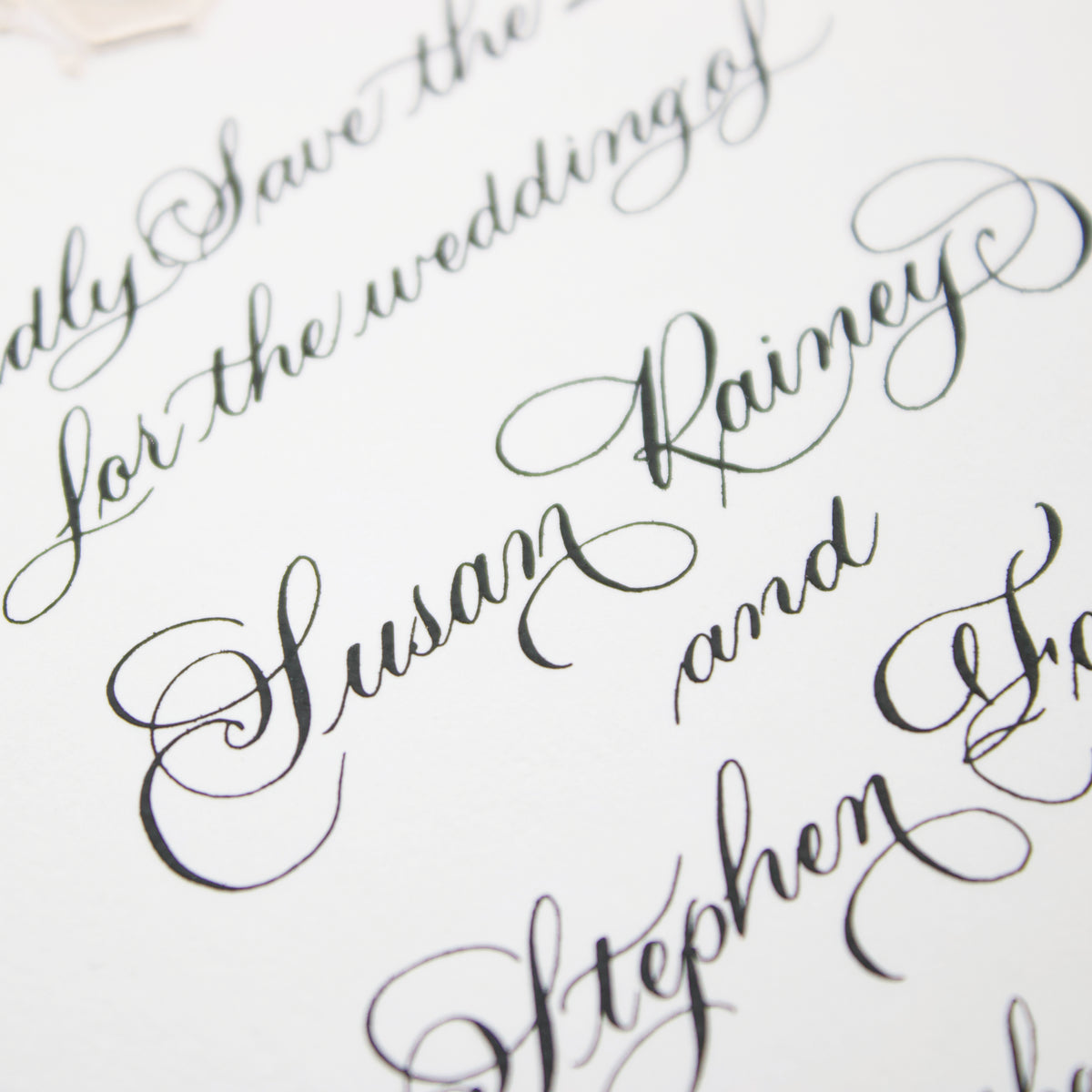 Susan Full Calligraphy Save the Date