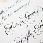 Susan Full Calligraphy Save the Date