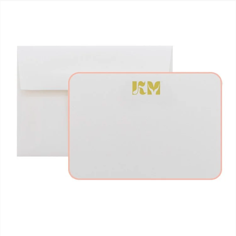 Disco Initials Stationery