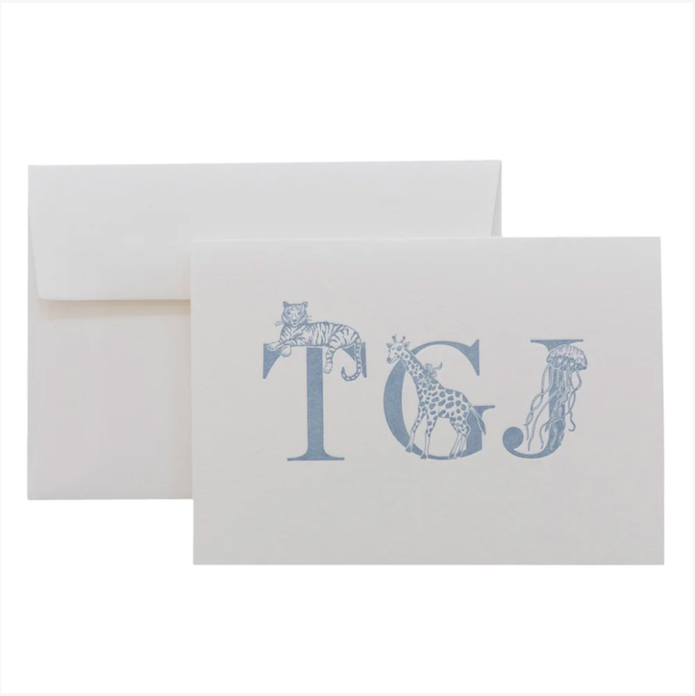 ABC Animals Baby Stationery