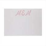 Floral Monogram Baby Stationery