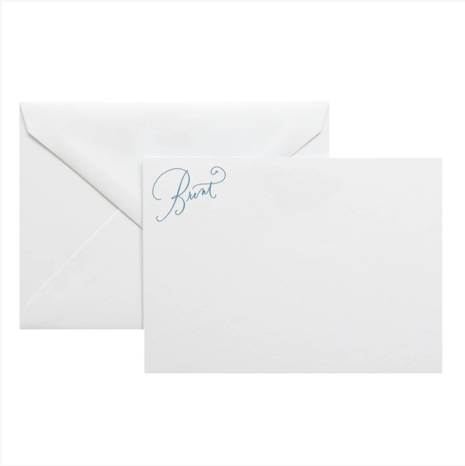 Brent Stationery (Custom Calligraphy)