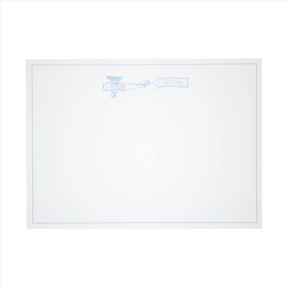 Airplane Baby Stationery