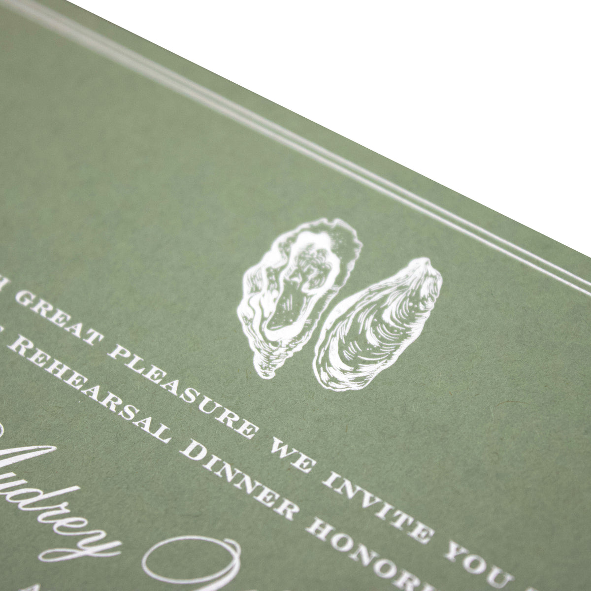 Wells Dinner Invitation